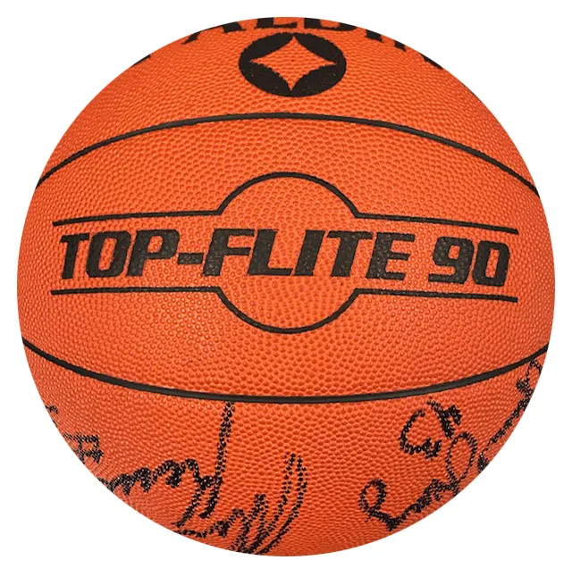 1990-91 Miami Heat Autographed Spalding Hybrid Leather Basketball