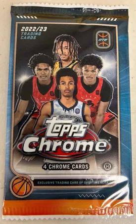 2022/23 Topps Overtime Elite Chrome Basketball Hobby Pack