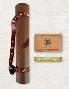 5 mm Yoga Pack - Spice Deluxe Yoga Mat   Block   Strap   Incense