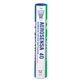 Aerosensa 40 Badminton Shuttles-Speed 3