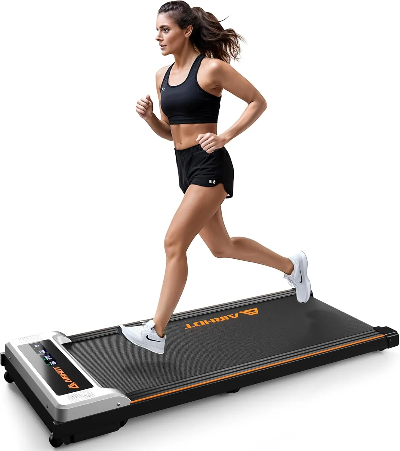 AIRHOT 2in1 Walking Pad Treadmill, 2.5HP Motor Walking Pad with LED Display and Remote Control, Running Machine for Home Office Use