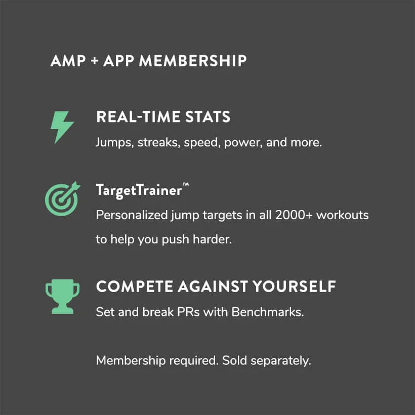 AMP™ Jump Rope Set   1 Year Membership