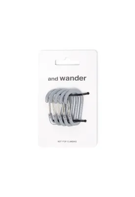 And Wander Mini Carabiner Set - Grey