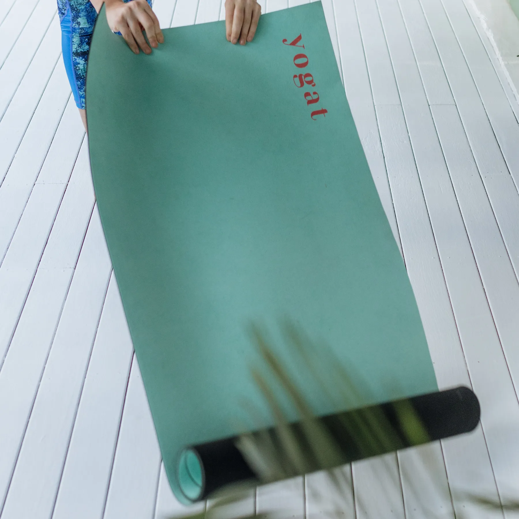 Arch Series Eco-Friendly Yoga Mat - Menthol Green