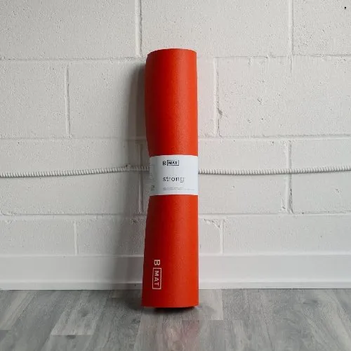 B Mat Strong Yoga Mat | Sunrise Red 6mm