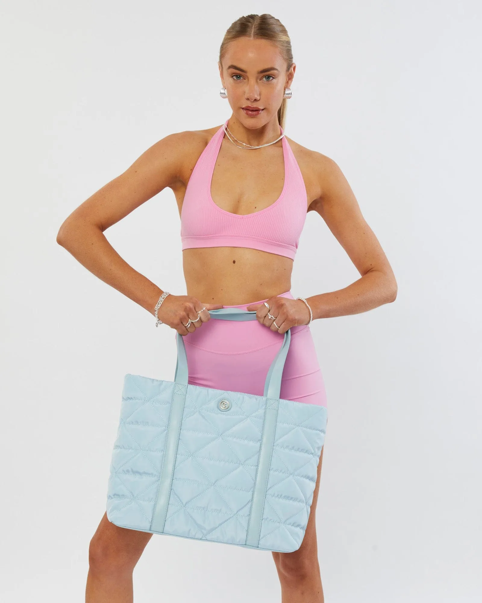 Baby Blue Billie Sport Tote Bag