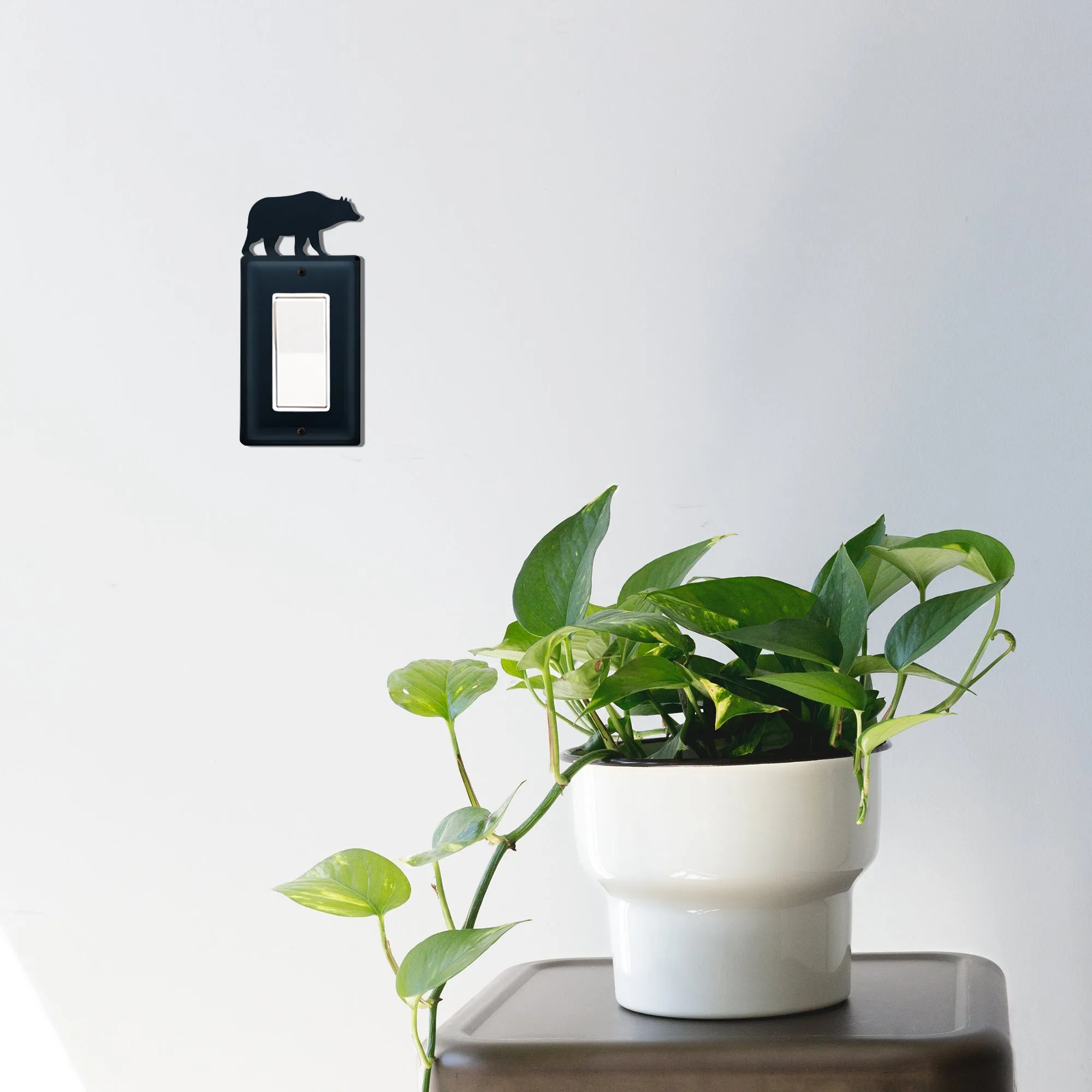 Bear Single GFI Cover