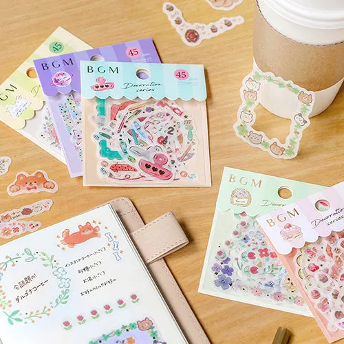 BGM Flake Seal Decoration Stationery