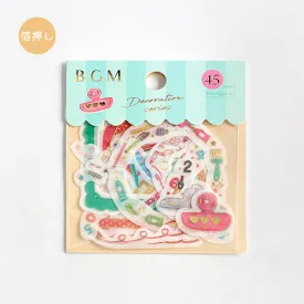 BGM Flake Seal Decoration Stationery