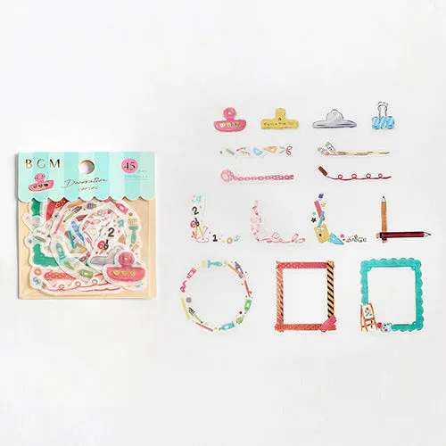 BGM Flake Seal Decoration Stationery