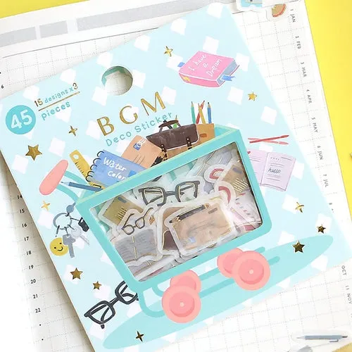 BGM flake Seal Stationery