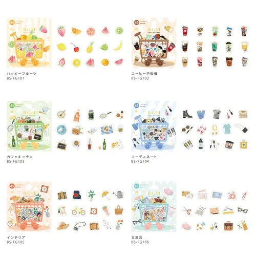 BGM flake Seal Stationery