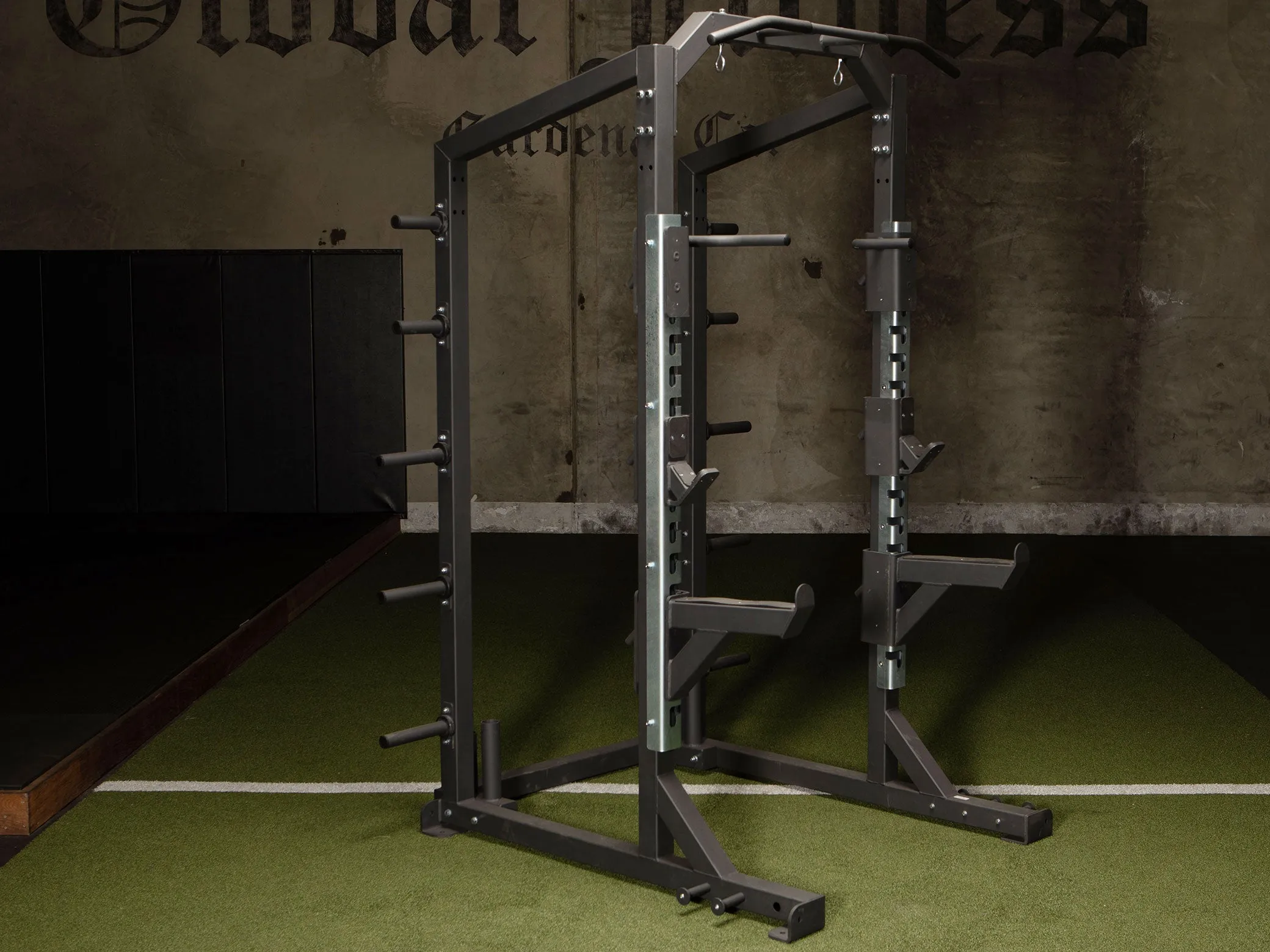 Black Sportgear Half Power Rack