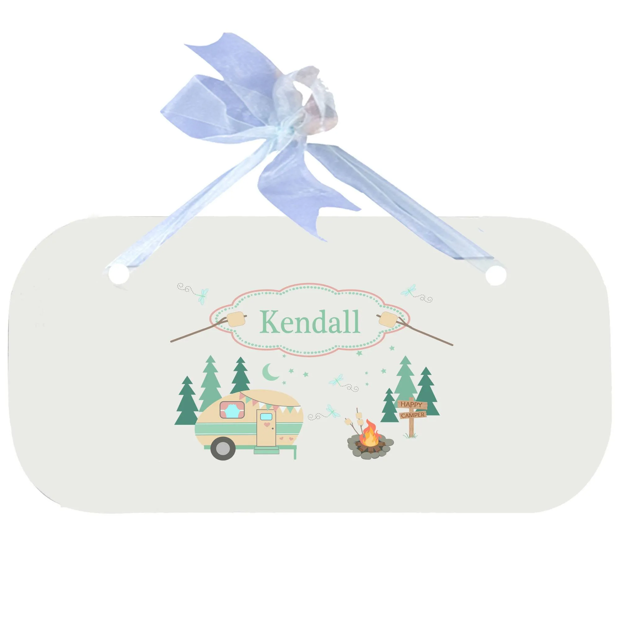 Blue Wall Plaque - Camp Smores