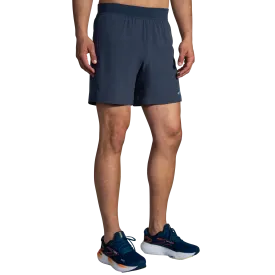 Brooks | Sherpa 7" Shorts | Men's | Blue Slate