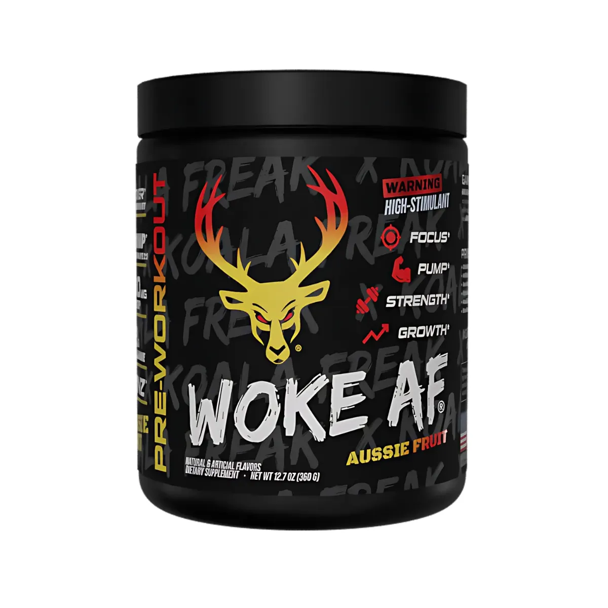 Bucked Up, Woke AF, High Stimulant Pre-Workout, 30 Servings