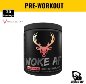 Bucked Up, Woke AF, High Stimulant Pre-Workout, 30 Servings