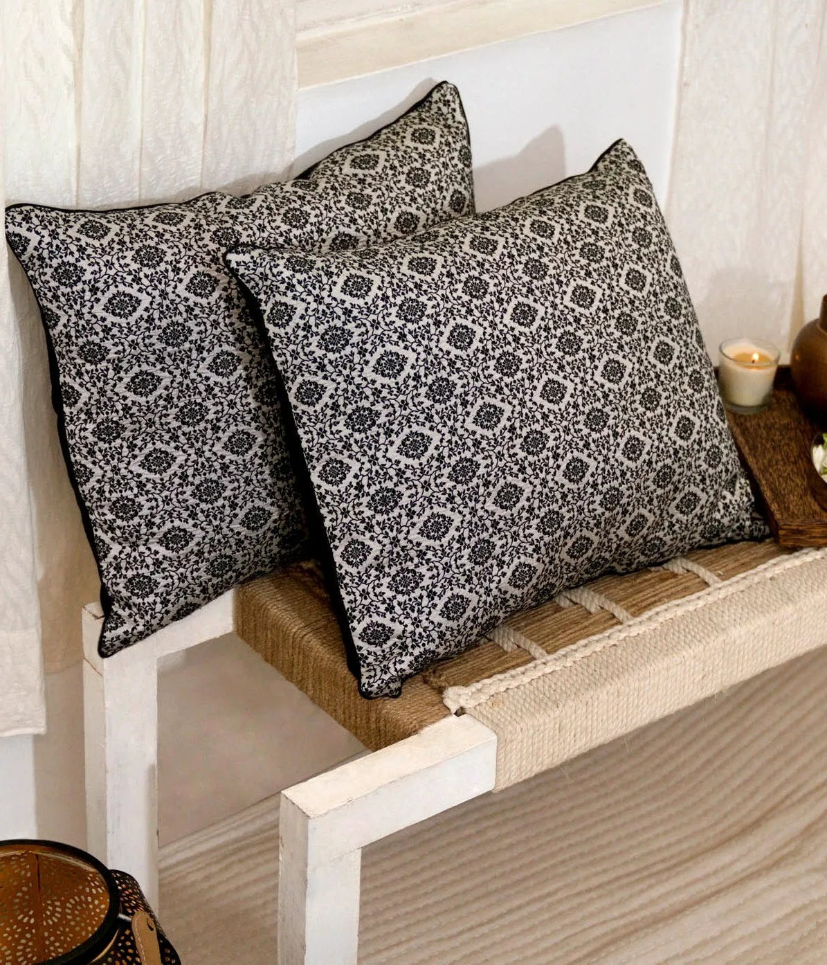 Cara Handwoven Cushion - 1 pc