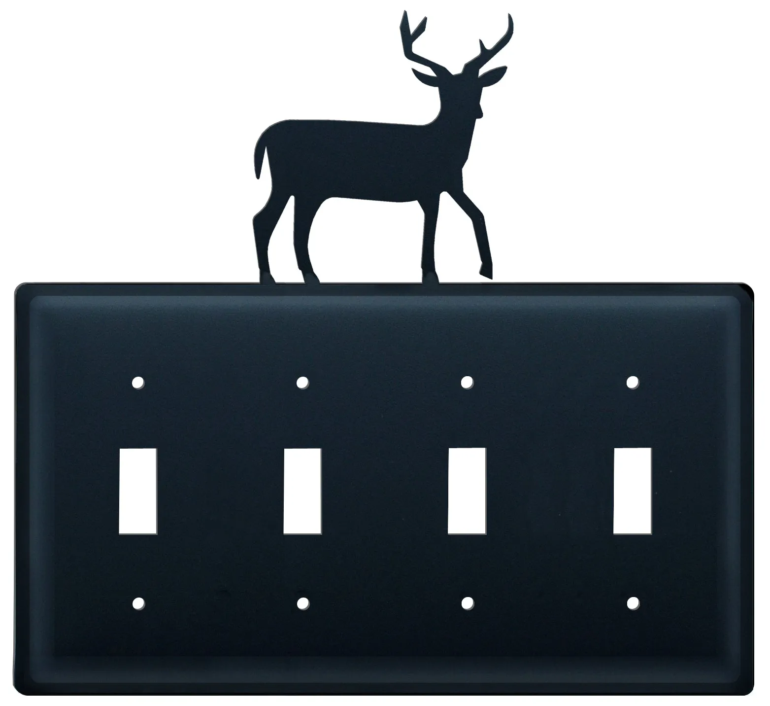 Deer Quadruple Switch Cover