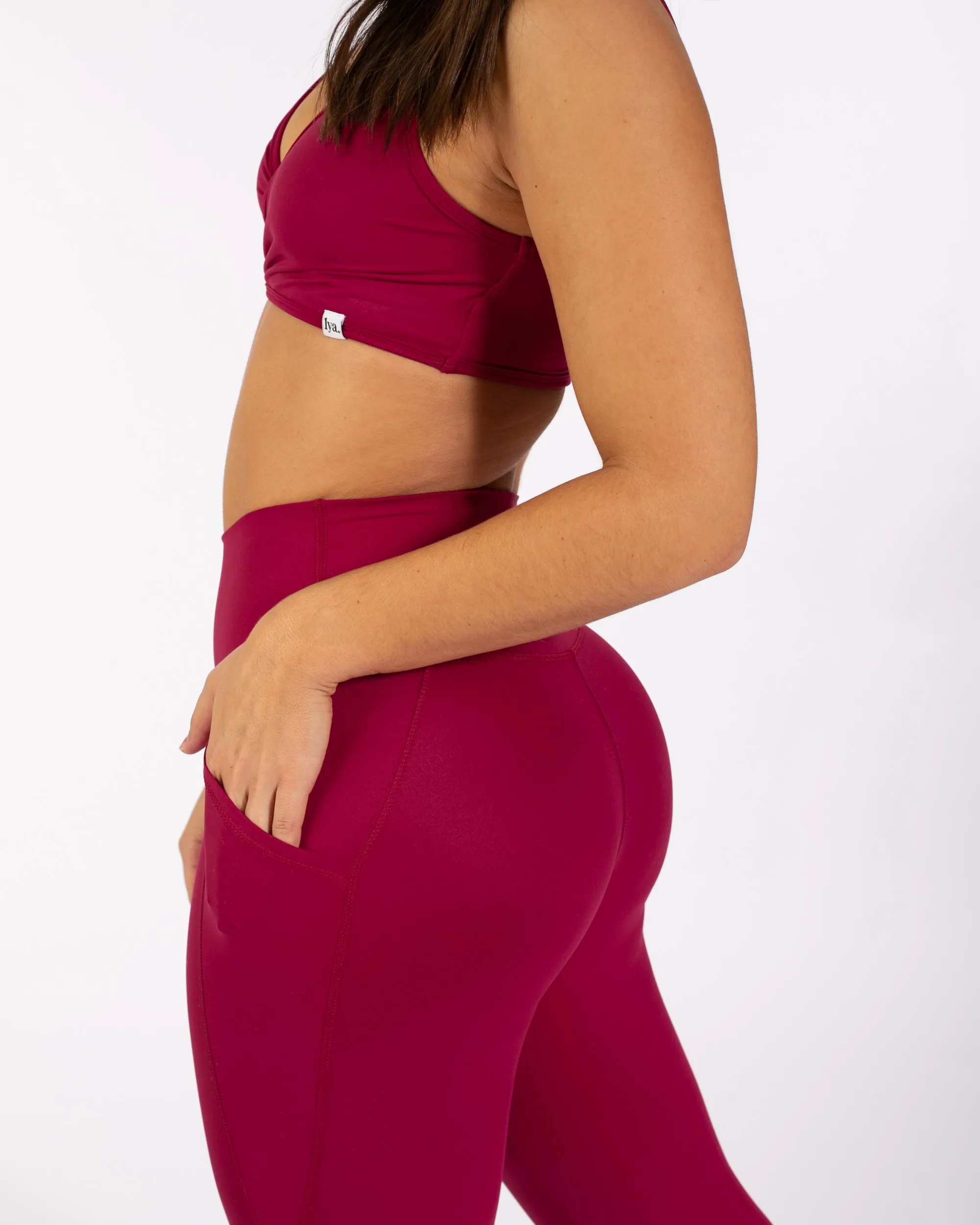 Devi Leggings - Cherry