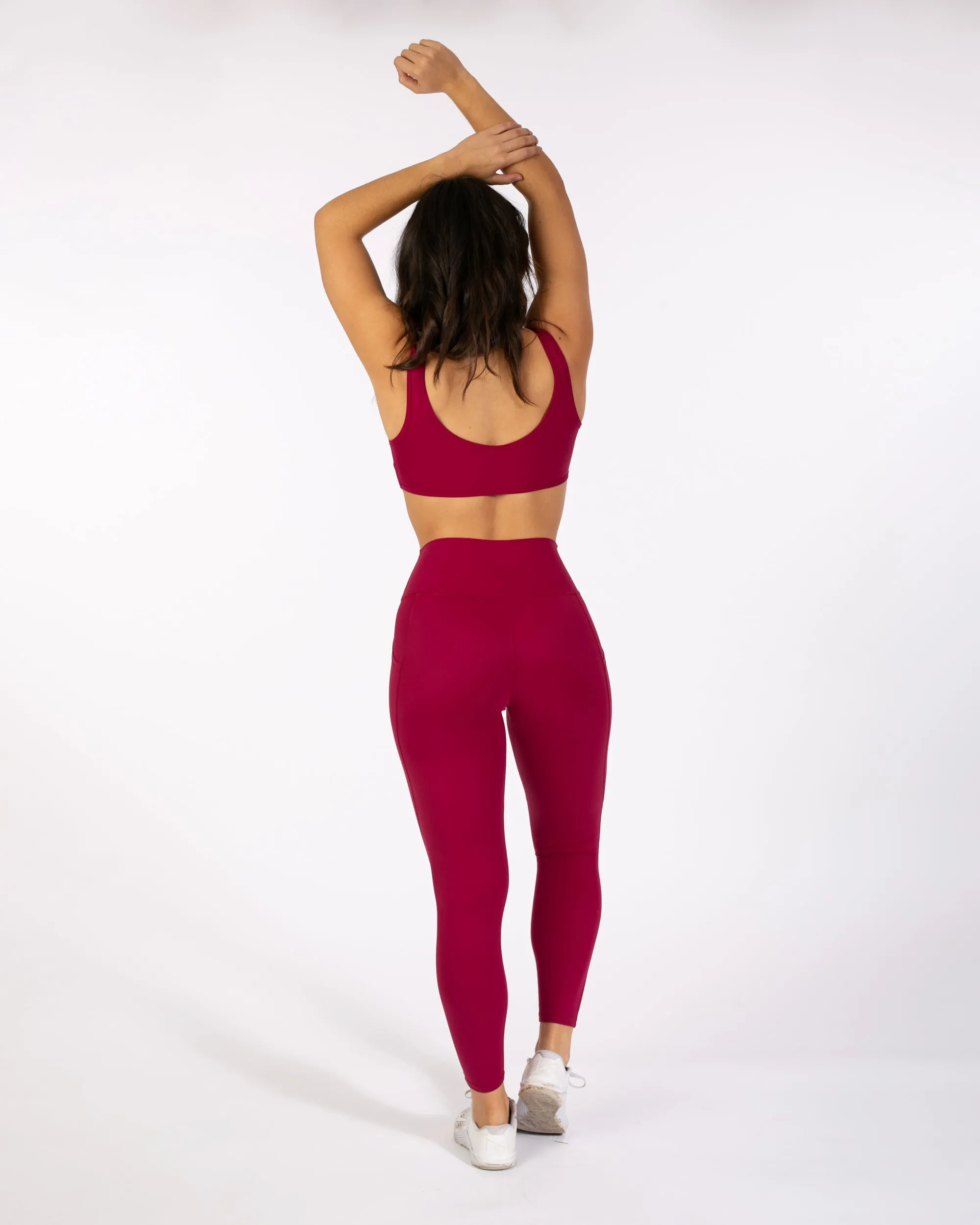 Devi Leggings - Cherry