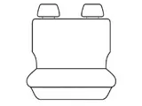 Esteem Velour Seat Covers Set Suits Mitsubishi Pajero GLX-R VRX Exceed 1/2009-On Wagon 3 Rows
