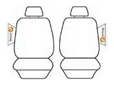 Esteem Velour Seat Covers Set Suits Toyota Rukus 4 Door Wagon 5/2010-On 2 Rows