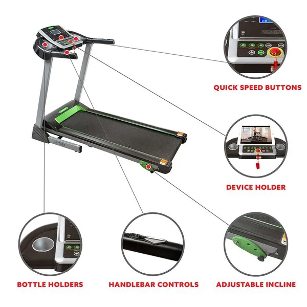 Fitness Avenue Treadmill with Manual Incline