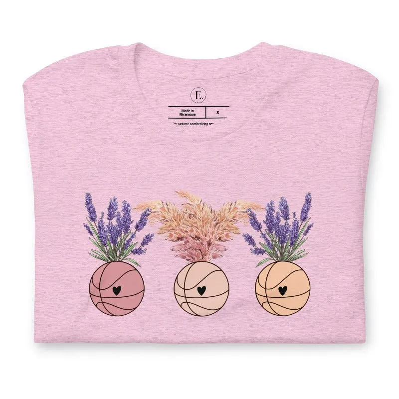Floral Basketballs T-Shirt