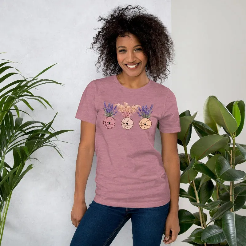 Floral Basketballs T-Shirt