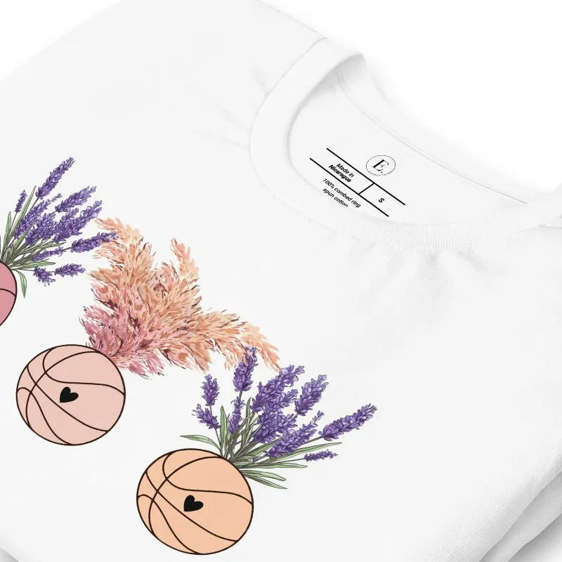 Floral Basketballs T-Shirt