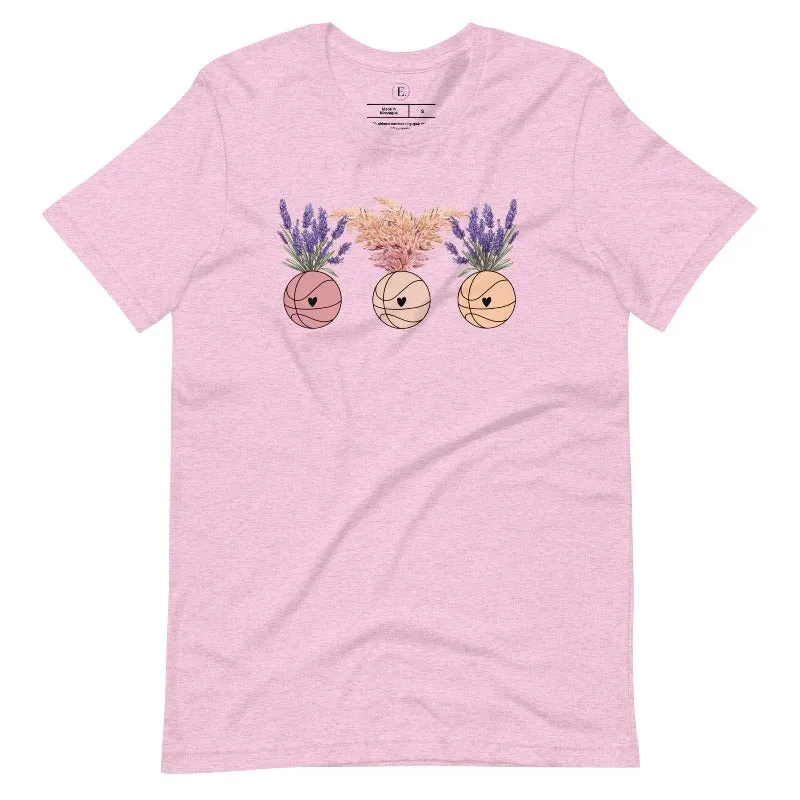 Floral Basketballs T-Shirt
