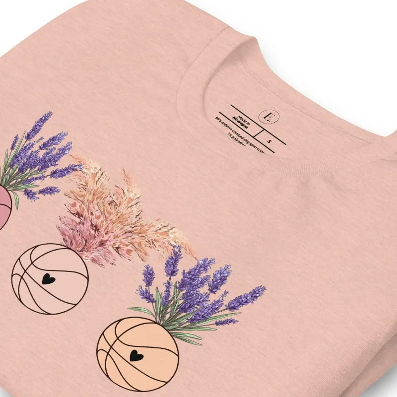 Floral Basketballs T-Shirt