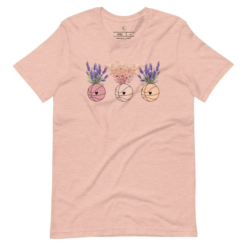 Floral Basketballs T-Shirt