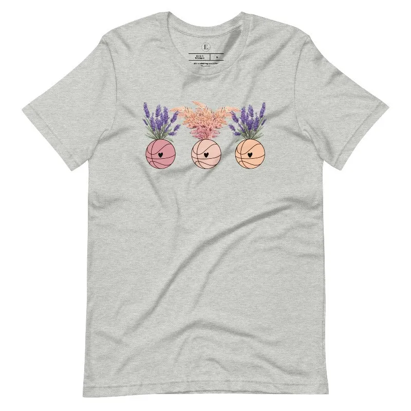 Floral Basketballs T-Shirt