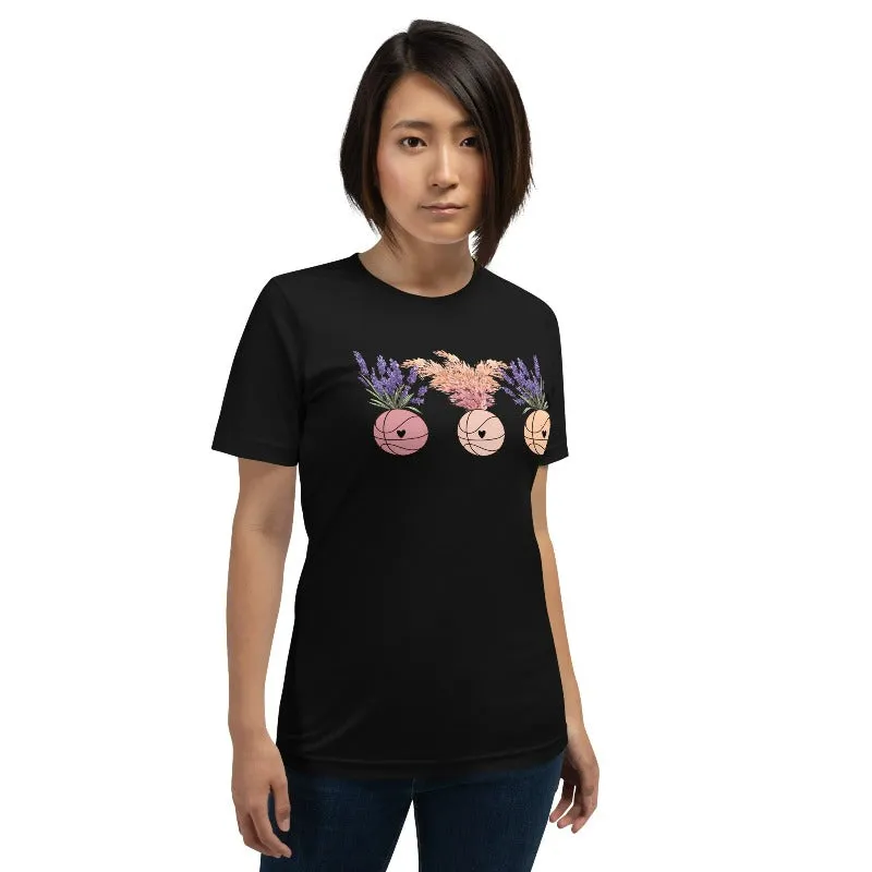 Floral Basketballs T-Shirt