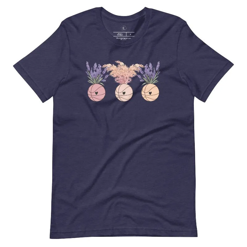 Floral Basketballs T-Shirt