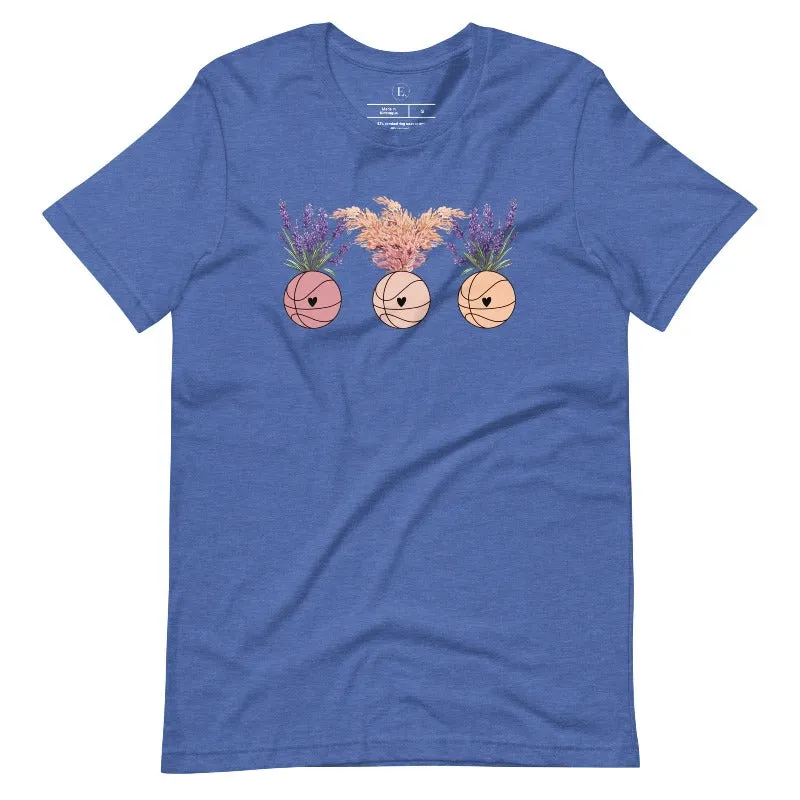 Floral Basketballs T-Shirt