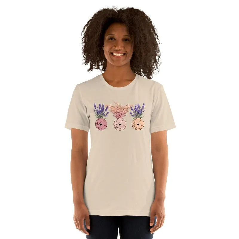 Floral Basketballs T-Shirt