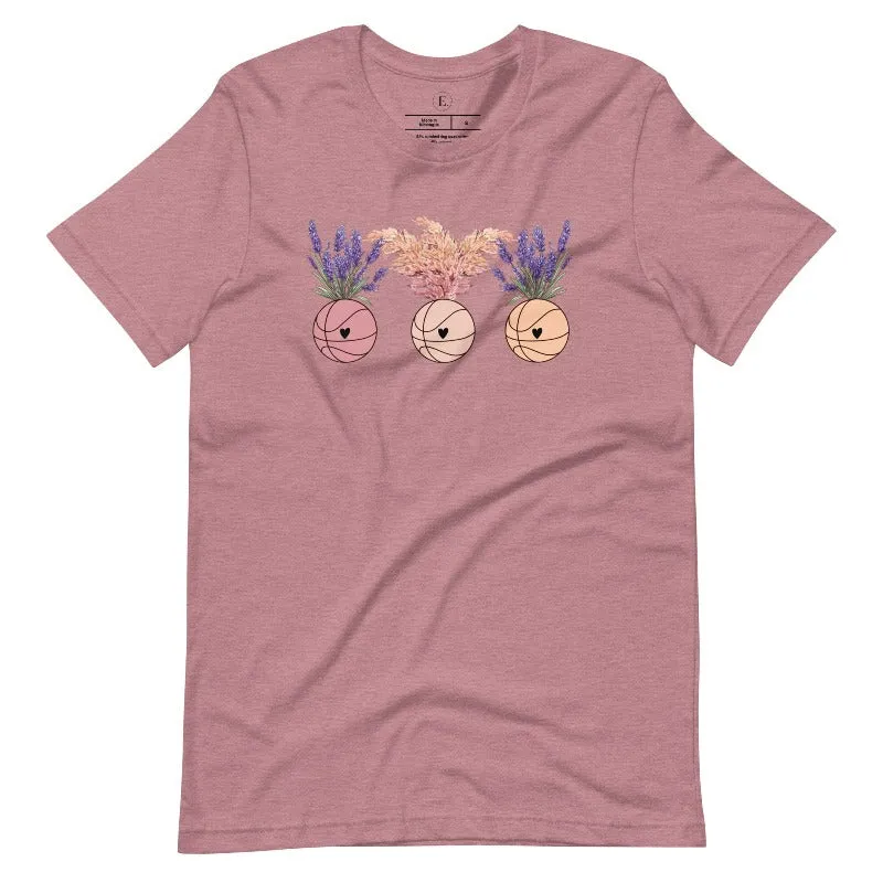 Floral Basketballs T-Shirt