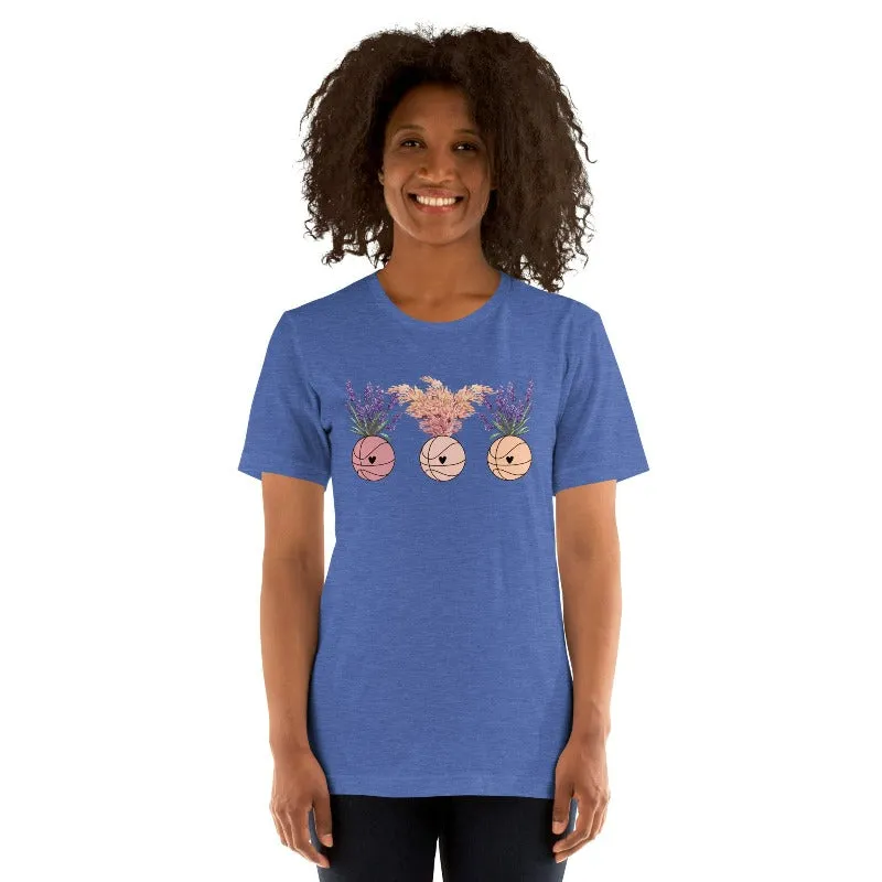 Floral Basketballs T-Shirt