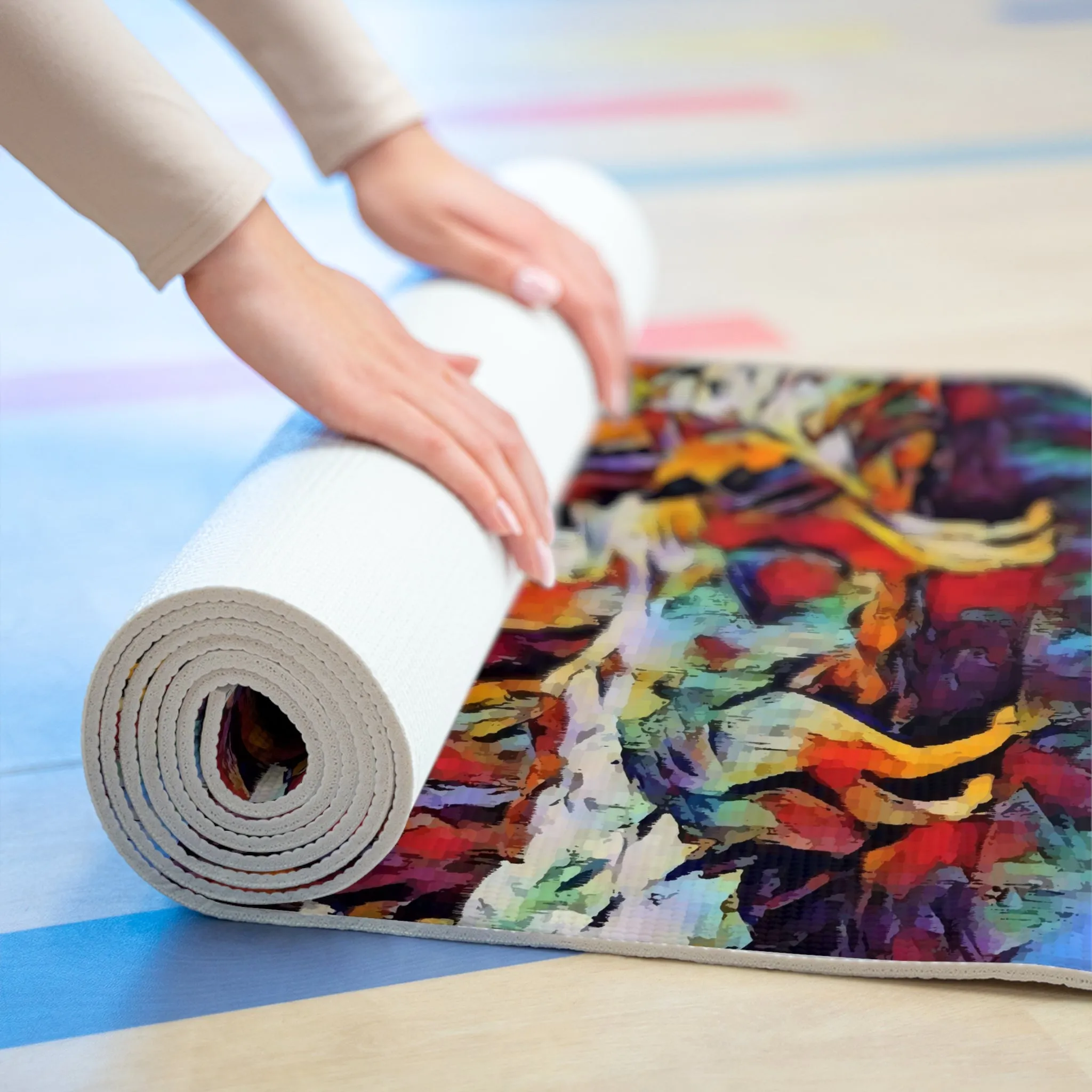 Foam Yoga Mat ... Coyote ... "Yosemite Valley: Circa May23 ... KPH Base Photo" ... Original Works ...