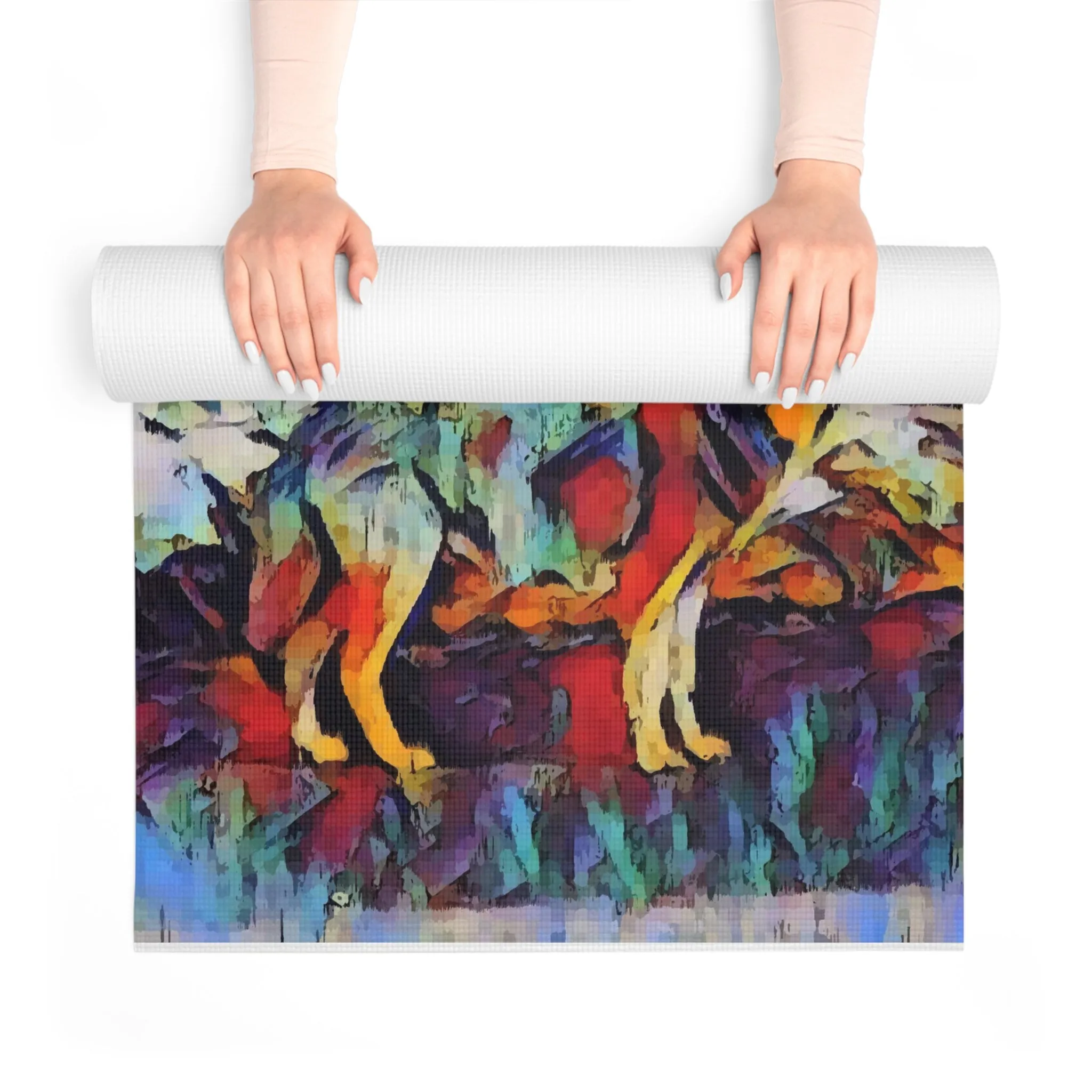 Foam Yoga Mat ... Coyote ... "Yosemite Valley: Circa May23 ... KPH Base Photo" ... Original Works ...
