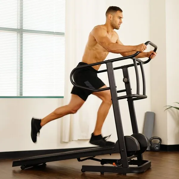 Force Fitmill Magnetic Manual Treadmill Double Flywheel