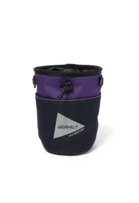 Gramicci x And Wander Multi Patchwork Chalk Pouch - Multi Purple