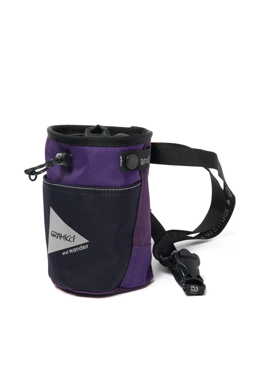 Gramicci x And Wander Multi Patchwork Chalk Pouch - Multi Purple