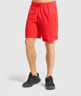 Gymshark Element Hiit 9" Shorts - Red