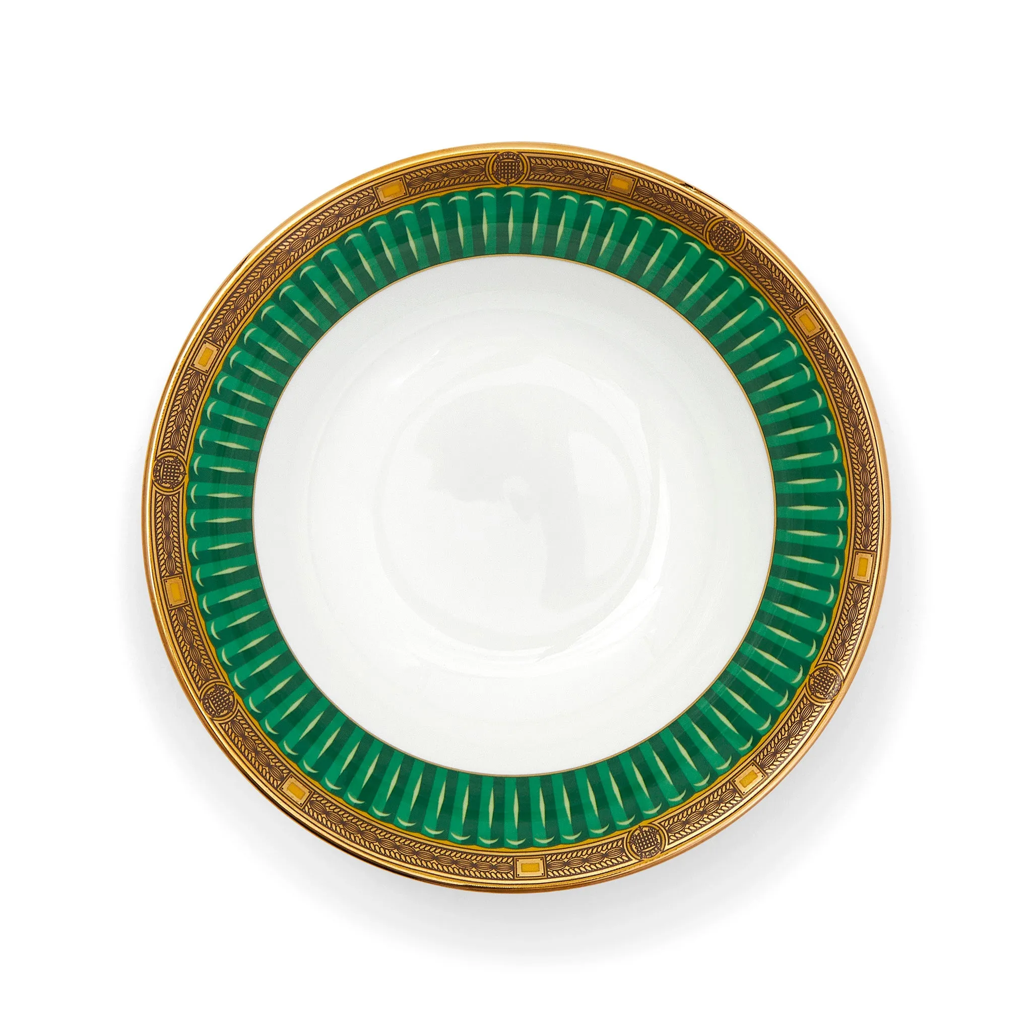 House of Commons Benches Rimmed Dessert/Breakfast Bowl