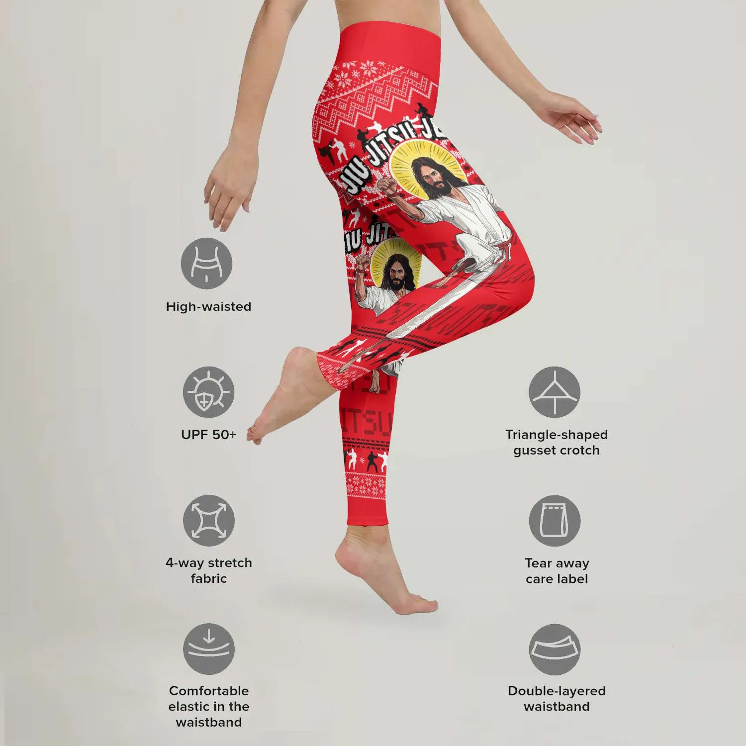 Jesus Jiu Jitsu Leggings