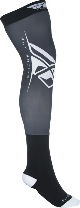 Knee Brace Socks - Black/White
